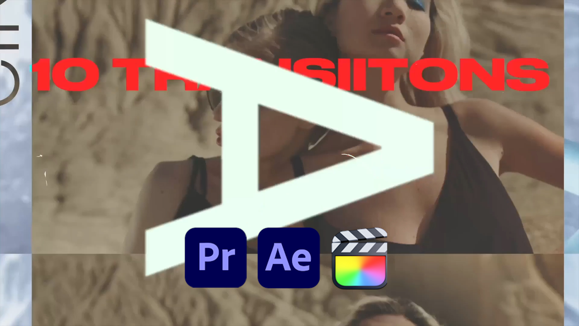 10种时尚潮流电影胶片片段转场过渡三合一PR/AE模板/FCPX插件Film Fragment Transitions